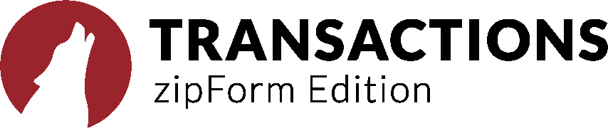 Transactions — zipForm Edition